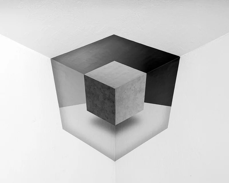 3D Optical Illusion Wall Corner Sticker