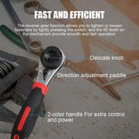 Thumbnail for 6-22mm Universal Adjustable Ratchet Wrench