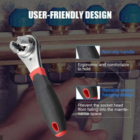 Thumbnail for 6-22mm Universal Adjustable Ratchet Wrench
