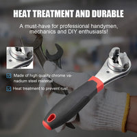 Thumbnail for 6-22mm Universal Adjustable Ratchet Wrench