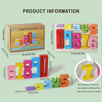 Thumbnail for Wooden Educational Digital Building Blocks