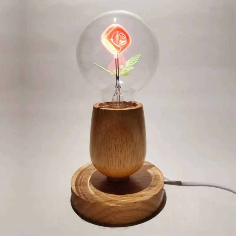 Vintage Art Light Bulb