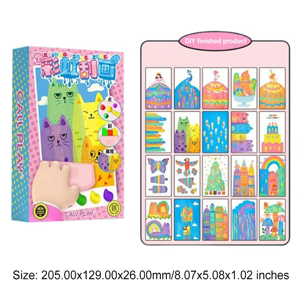 Squeegee Art Paint Kit