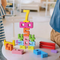 Thumbnail for Wooden Educational Digital Building Blocks