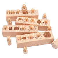Thumbnail for Montessori Knobbed Cylinder Blocks