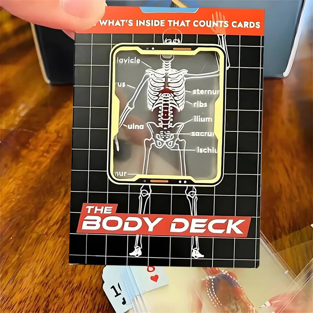 The Body Deck™ – Transparent 3D Anatomy Playing Cards