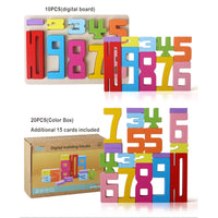 Thumbnail for Wooden Educational Digital Building Blocks