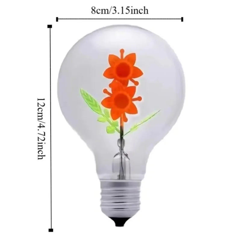 Vintage Art Light Bulb