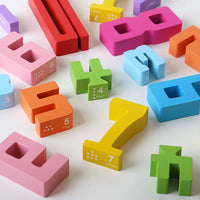 Thumbnail for Wooden Educational Digital Building Blocks