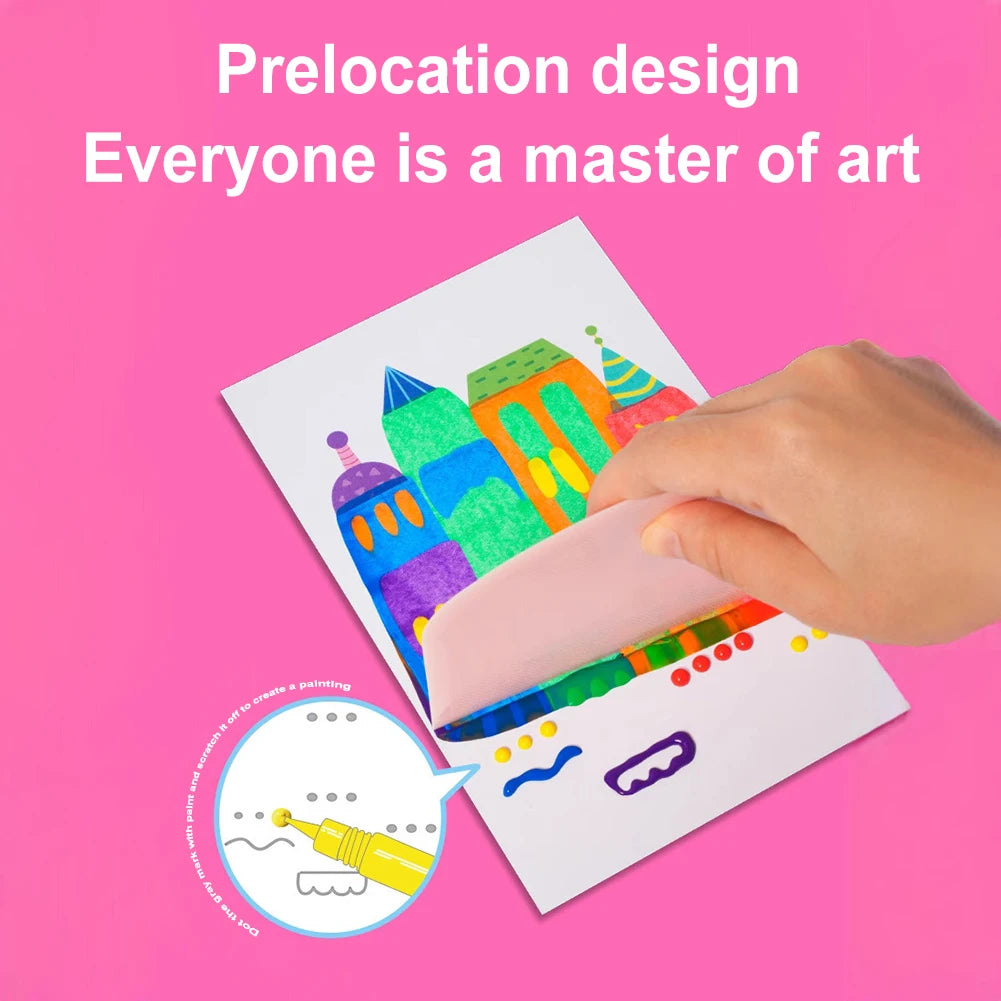 Squeegee Art Paint Kit