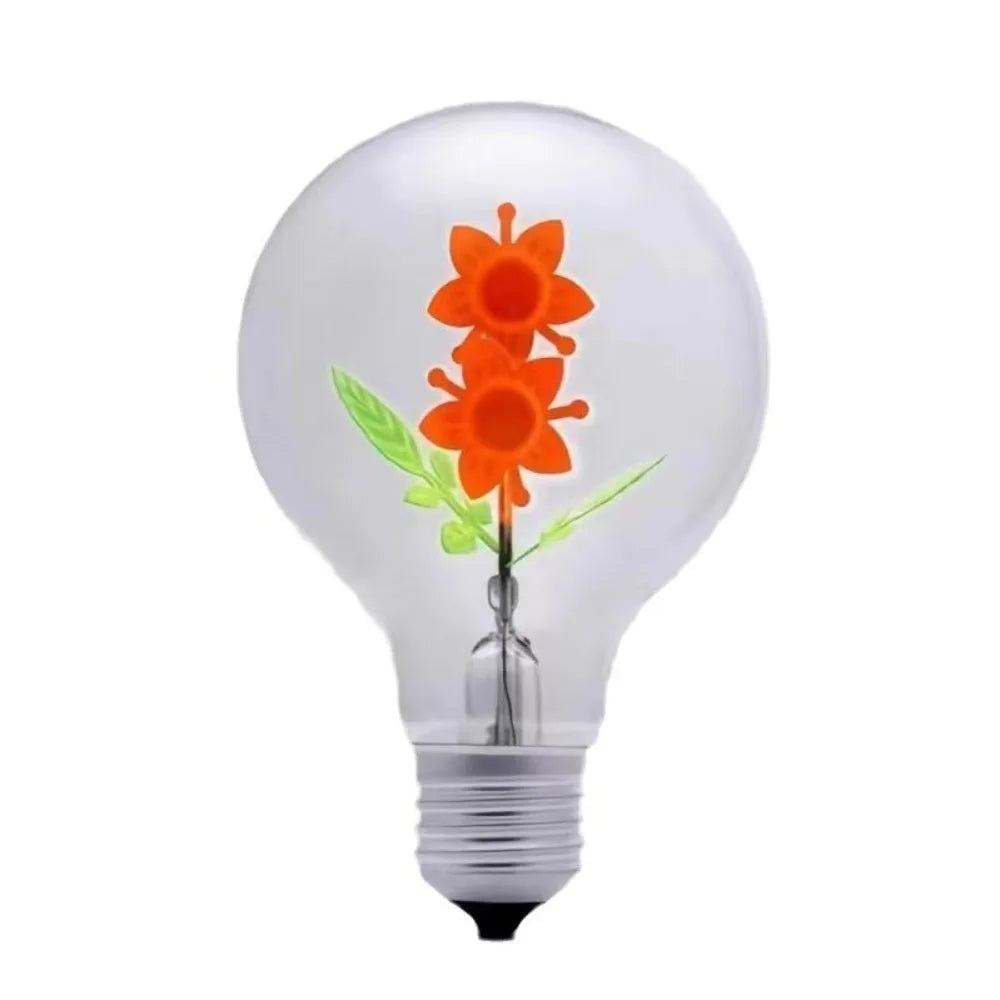 Vintage Art Light Bulb
