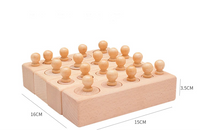 Thumbnail for Montessori Knobbed Cylinder Blocks