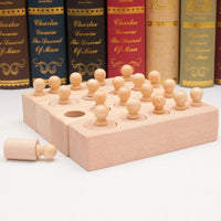Thumbnail for Montessori Knobbed Cylinder Blocks