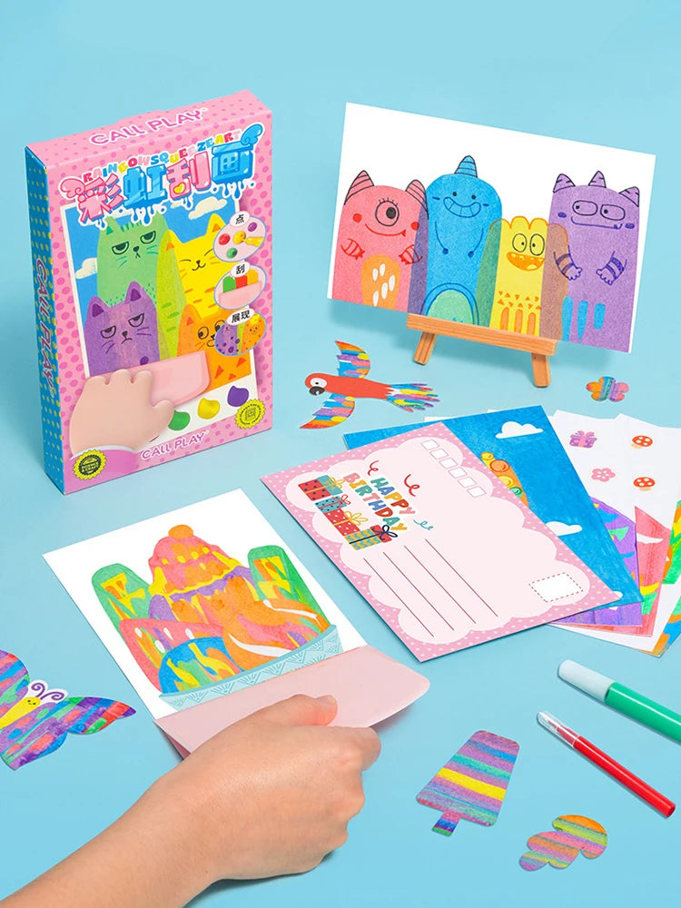 Squeegee Art Paint Kit