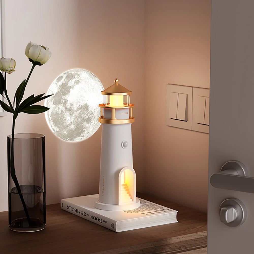 Lighthouse Moon Projector