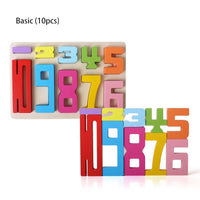 Thumbnail for Wooden Educational Digital Building Blocks