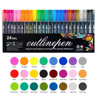Thumbnail for Double Line Contour Color Pen