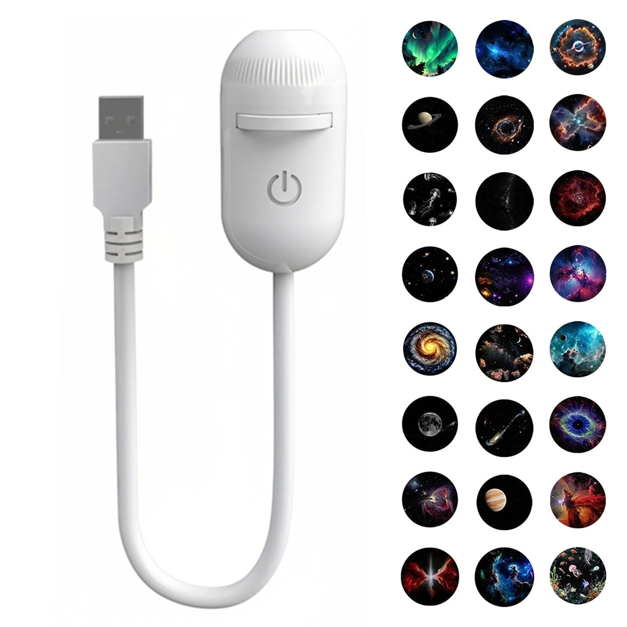 2-in-1 Mini Galaxy Star Projector