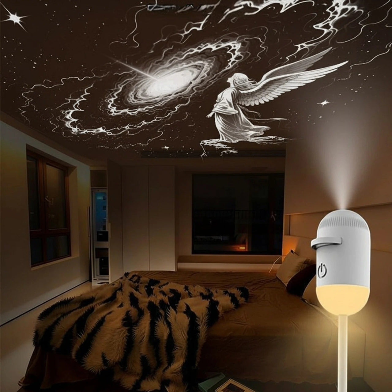 2-in-1 Mini Galaxy Star Projector