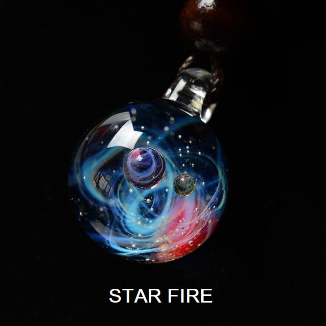 Cosmic Handmade Galaxy Glass Pendant (21 Designs)