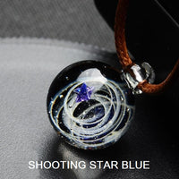 Thumbnail for Cosmic Handmade Galaxy Glass Pendant (21 Designs)