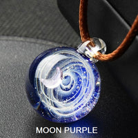 Thumbnail for Cosmic Handmade Galaxy Glass Pendant (21 Designs)