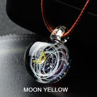 Thumbnail for Cosmic Handmade Galaxy Glass Pendant (21 Designs)