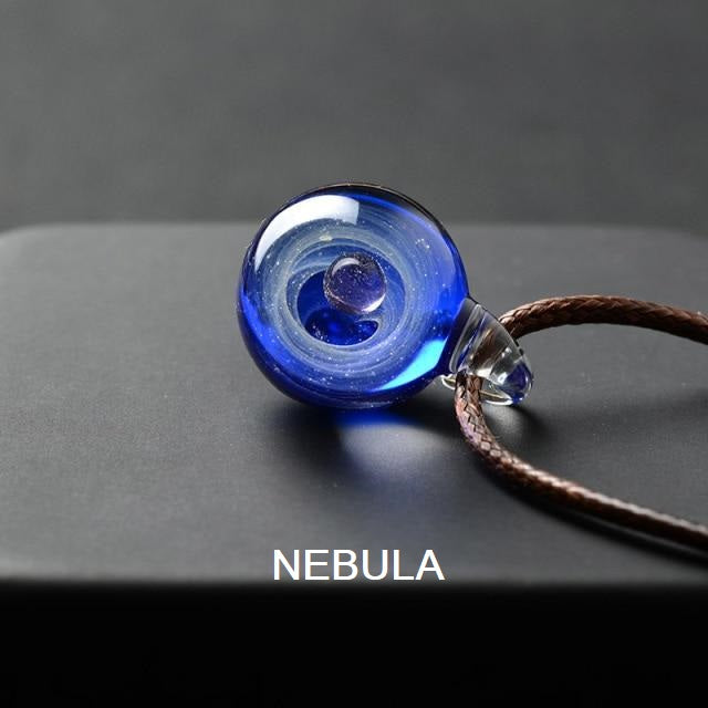 Cosmic Handmade Galaxy Glass Pendant (21 Designs)