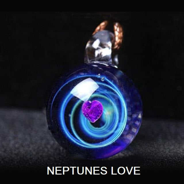 Cosmic Handmade Galaxy Glass Pendant (21 Designs)