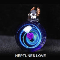 Thumbnail for Cosmic Handmade Galaxy Glass Pendant (21 Designs)