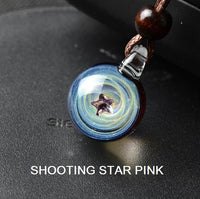 Thumbnail for Cosmic Handmade Galaxy Glass Pendant (21 Designs)