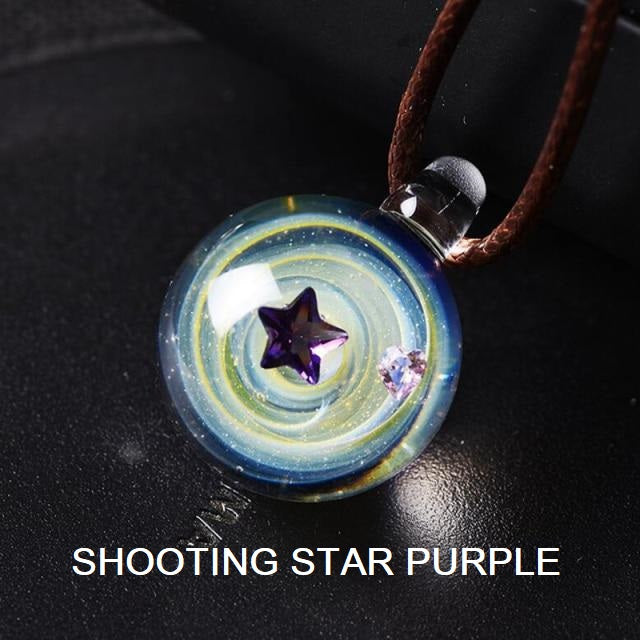 Cosmic Handmade Galaxy Glass Pendant (21 Designs)
