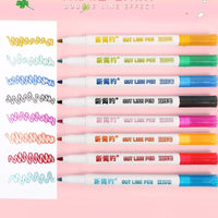 Thumbnail for Double Line Contour Color Pen