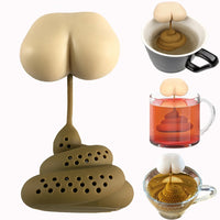 Thumbnail for Funny Poop Shaped Reusable Tea Infuser