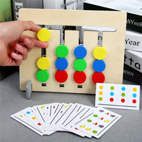 Thumbnail for Colors & Fruits Matching Montessori Wooden Toy