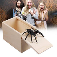 Thumbnail for Wooden Spider Prank Box