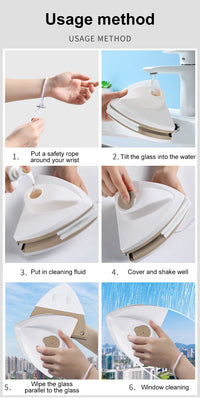 Thumbnail for Double Sided Magnetic Window Glass Cleaner
