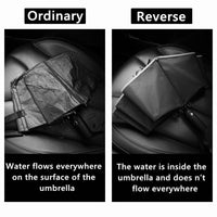 Thumbnail for Reflective Stripe Reverse Led Light Automatic Umbrella