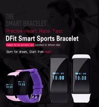 Thumbnail for Stylish Waterproof Heart Rate Monitor Wristband