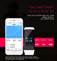 Thumbnail for Stylish Waterproof Heart Rate Monitor Wristband