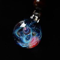 Thumbnail for Cosmic Handmade Galaxy Glass Pendant
