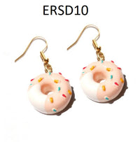 Thumbnail for Handmade Resin Cookies Macaron Cake Food Donuts Drop Earring For Women