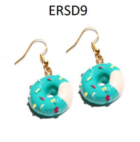 Thumbnail for Handmade Resin Cookies Macaron Cake Food Donuts Drop Earring For Women