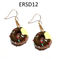 Thumbnail for Handmade Resin Cookies Macaron Cake Food Donuts Drop Earring For Women