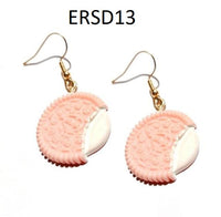 Thumbnail for Handmade Resin Cookies Macaron Cake Food Donuts Drop Earring For Women