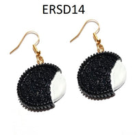 Thumbnail for Handmade Resin Cookies Macaron Cake Food Donuts Drop Earring For Women