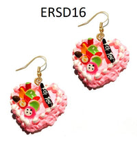 Thumbnail for Handmade Resin Cookies Macaron Cake Food Donuts Drop Earring For Women