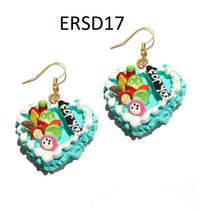 Thumbnail for Handmade Resin Cookies Macaron Cake Food Donuts Drop Earring For Women