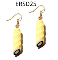 Thumbnail for Handmade Resin Cookies Macaron Cake Food Donuts Drop Earring For Women