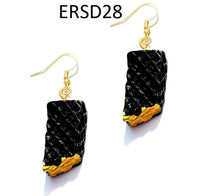 Thumbnail for Handmade Resin Cookies Macaron Cake Food Donuts Drop Earring For Women